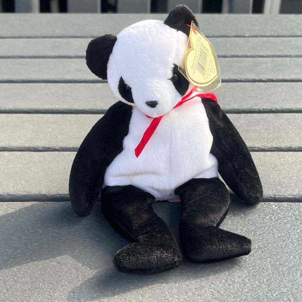 Original Ty Beanie Baby; Fortune the Panda; DOB 12/6/97; Mint Condition/NWT